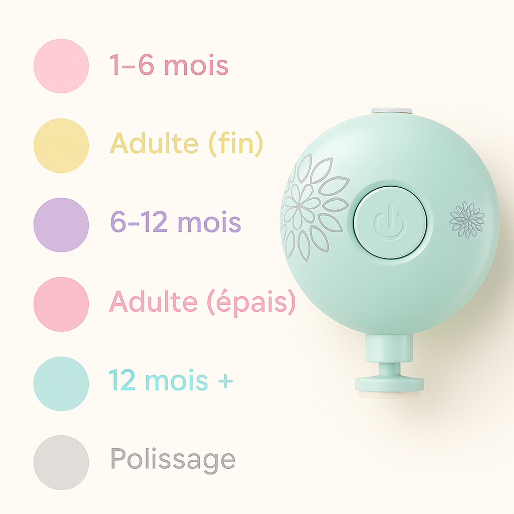 Coupe-Ongles Électrique pour Bébé